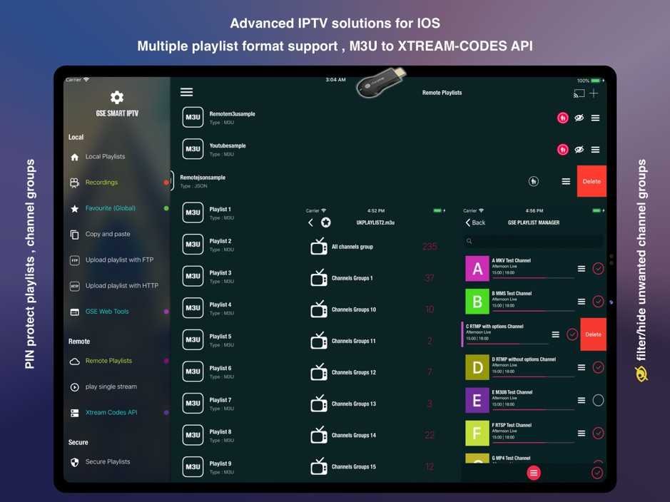dream iptv4k channel list